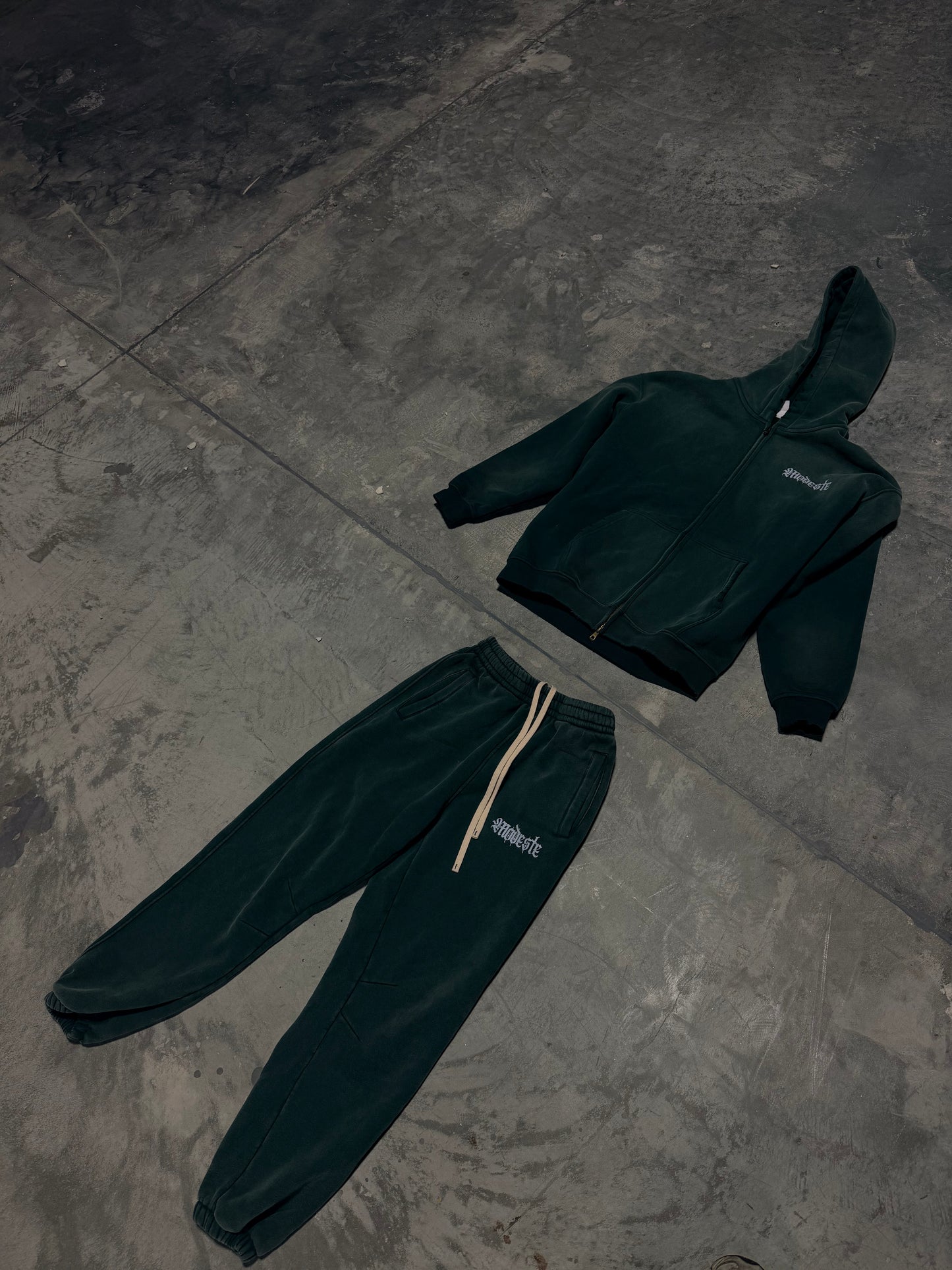 Modeste Forest Green Sweatsuit